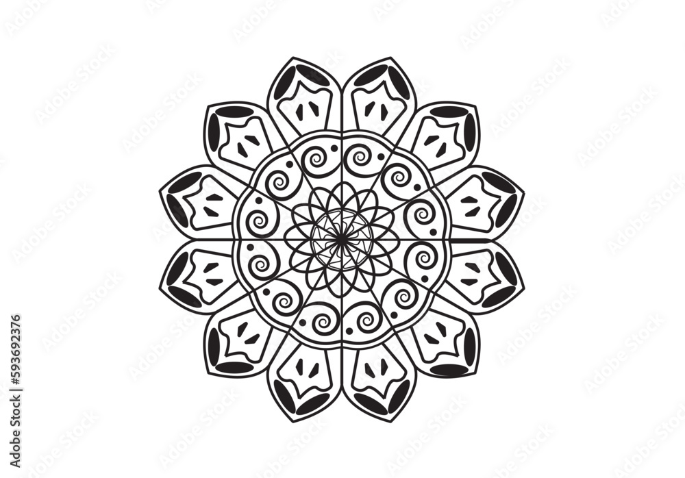 ornamental round ornament diwali art mandala design mandala art black and white simple design ornamental round ornament diwali art mandala design mandala art black and white simple design