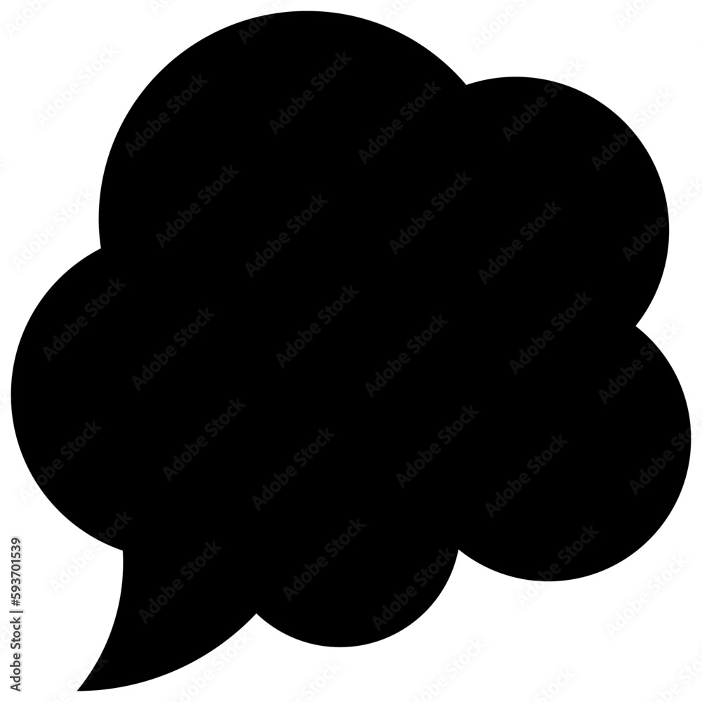 Speech balloons icon, solid style vector illustration Speech balloons icon, solid style vector illustration