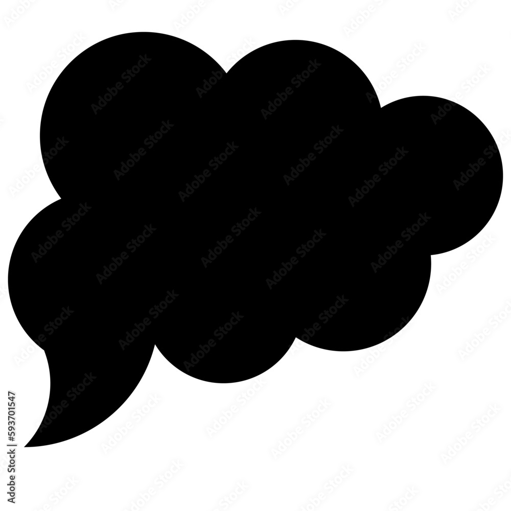 Speech balloons icon, solid style vector illustration Speech balloons icon, solid style vector illustration