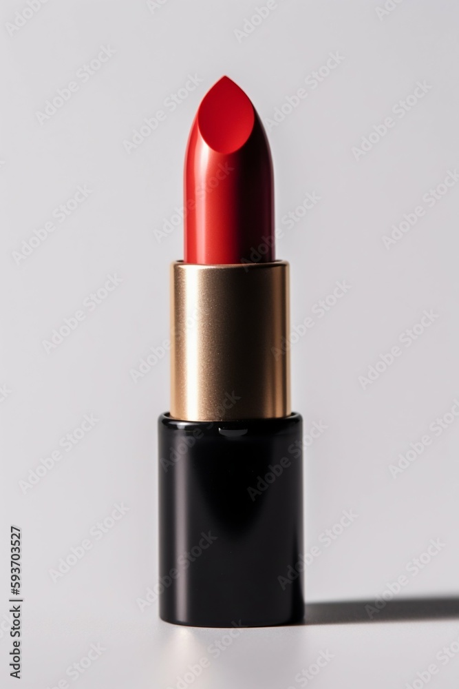 Lipstick on a white background. Generative AI Lipstick on a white background. Generative AI