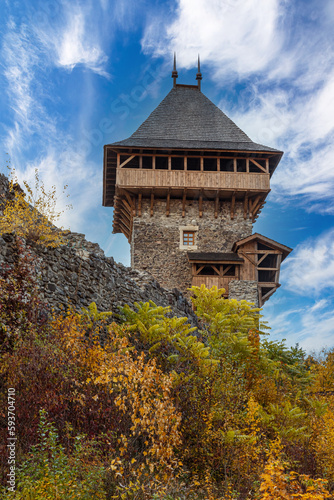 Medieval ruins. Nevytsky ( Nevitsky) castle. Ukraine