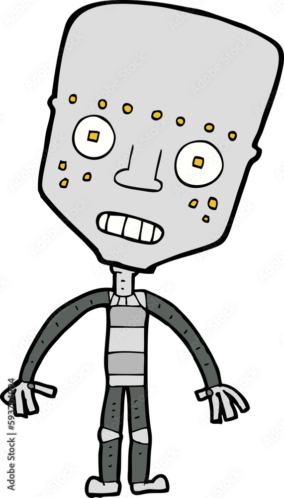 cartoon robot cartoon robot