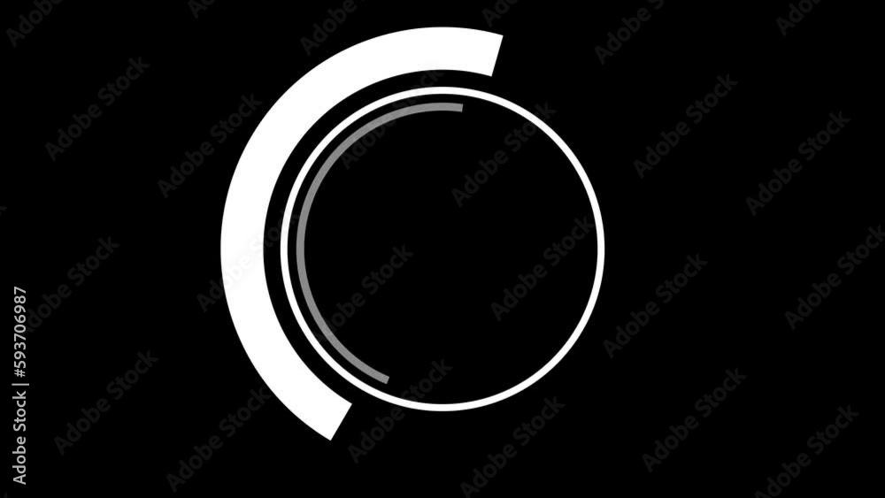 Modern luminous preloader, white circular progress loading bar. 60 fps 3D animation. Modern luminous preloader, white circular progress loading bar. 60 fps 3D animation.