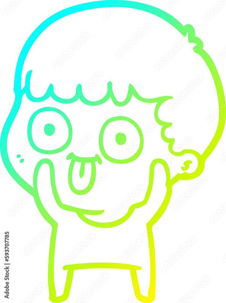 cold gradient line drawing cartoon man staring cold gradient line drawing cartoon man staring