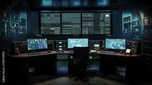 computer control room
