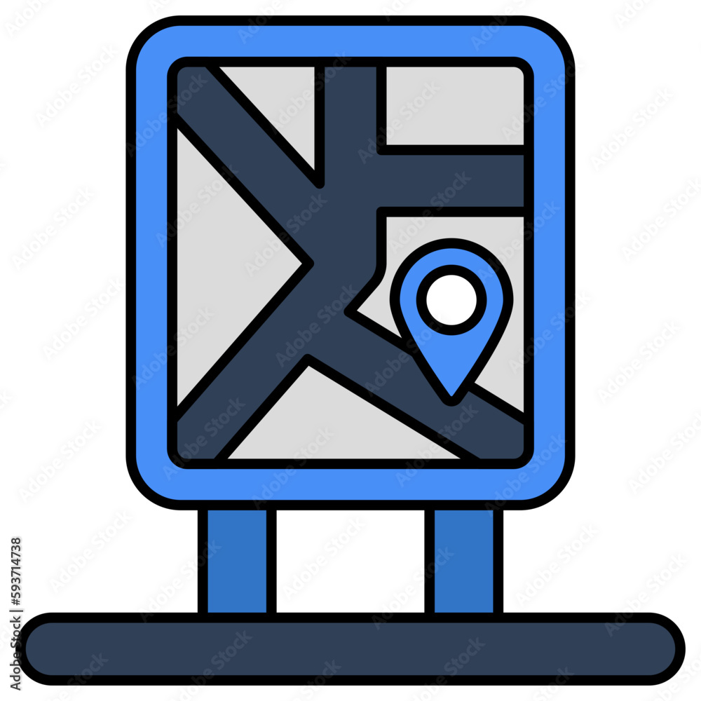 Premium design icon of mobile navigation Premium design icon of mobile navigation