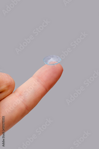 Crop finger with contact lens
