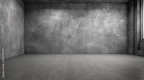 Empty Gray Color Texture Studio Background