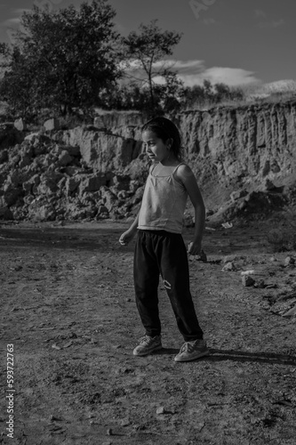 Standing girl