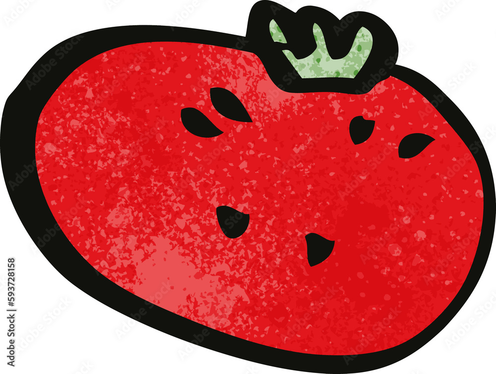 Obraz premium cartoon doodle tomato