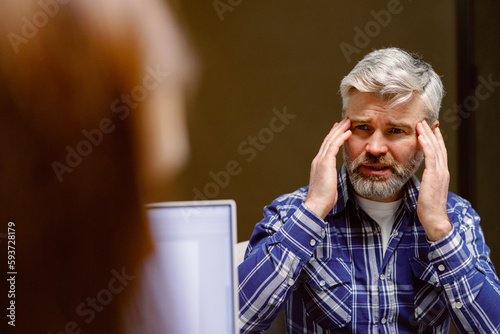 Anonymous headache patient wellbeing healthcare discomfort 