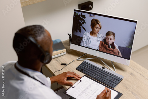 Illness disease e-health family doctor medical record gadget  photo