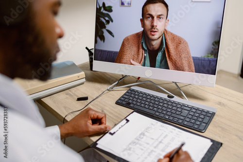 Medical insurance healthcare doctor telecommute record 