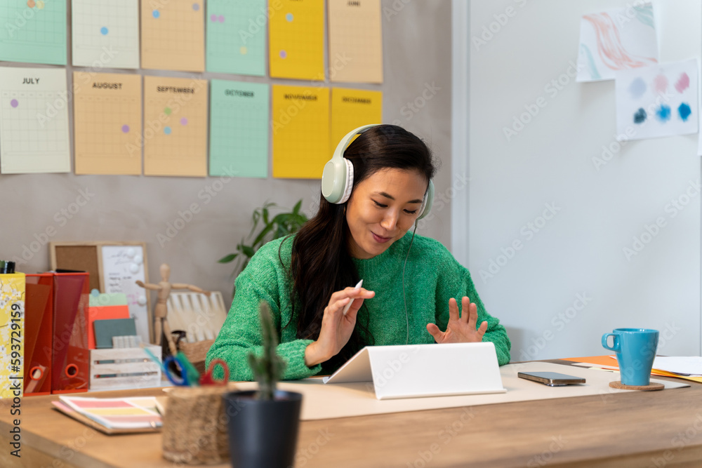 Digital artist at office