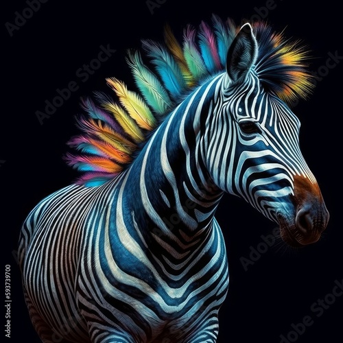 zebra with twist
