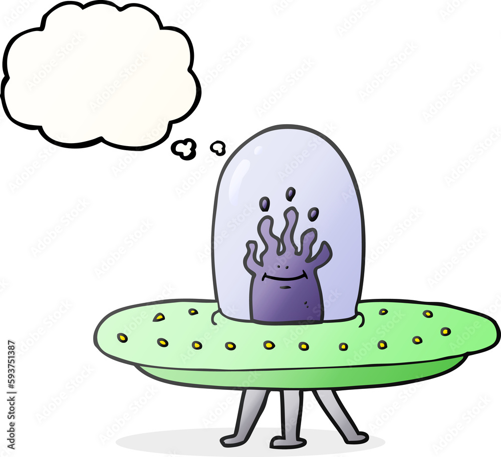 thought bubble cartoon flying saucer thought bubble cartoon flying saucer