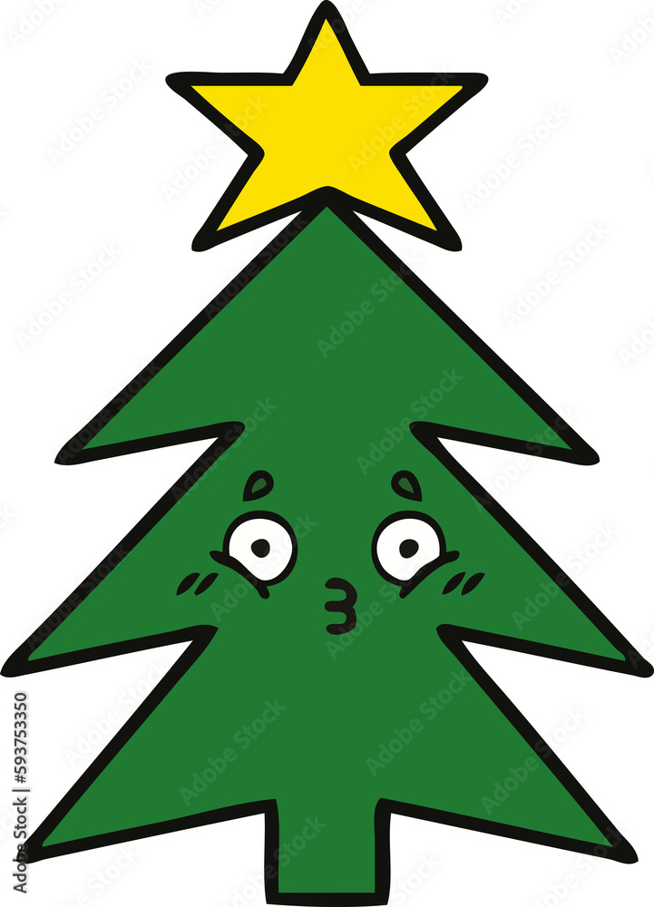cute cartoon christmas tree cute cartoon christmas tree