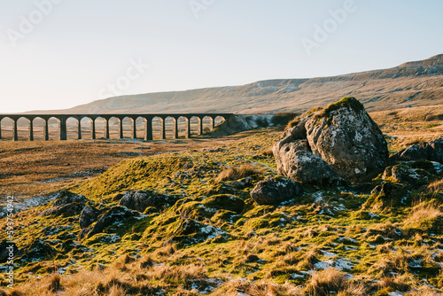 Ribblehead viaduct in winter