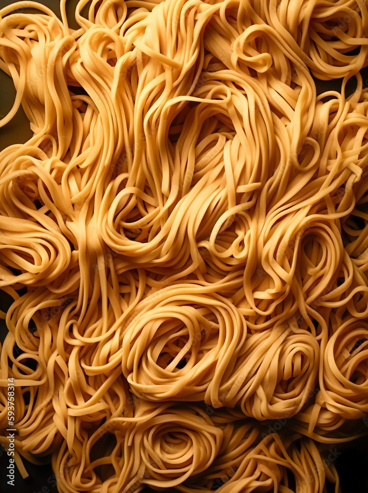 Piles of Noodles and Pasta. Generative ai Piles of Noodles and Pasta. Generative ai