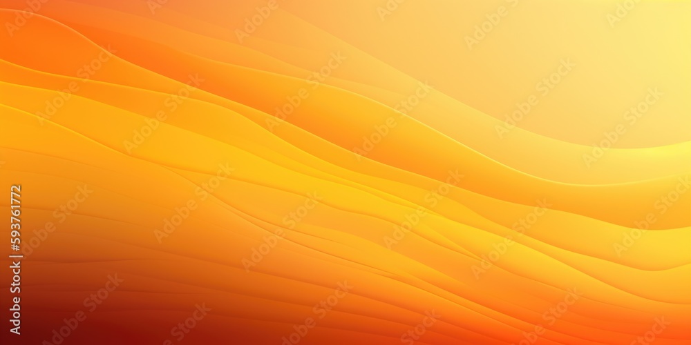 Soft orange and yellow gradient background with copy space, banner design created with generative AI technology