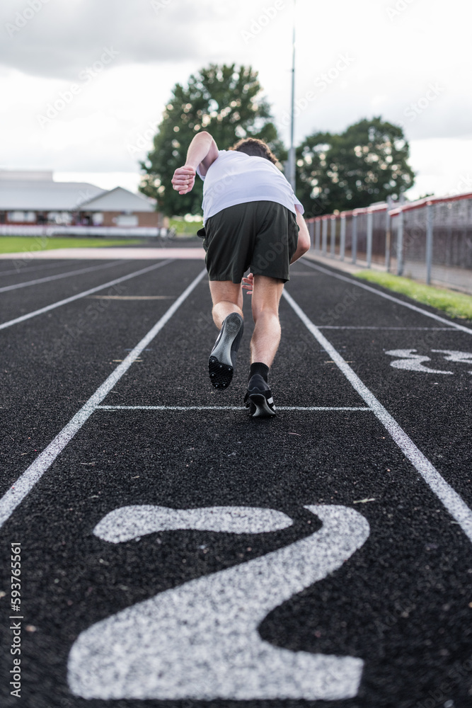 Track and field Practice Stock Photo Adobe Stock