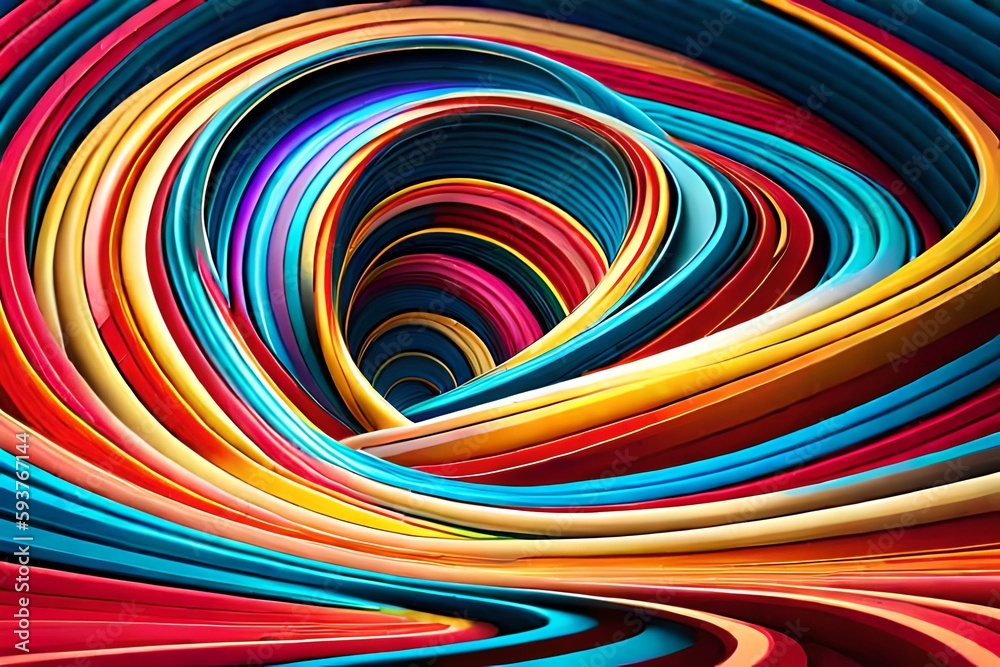 Abstract colorful screensaver (Generative AI) Abstract colorful screensaver (Generative AI)
