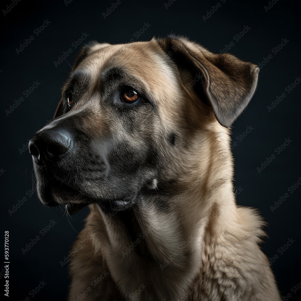 Turkish Kangal Dog, Animal Portrait