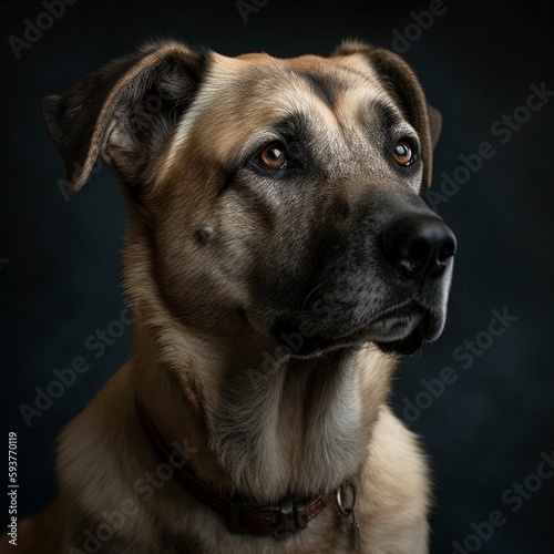 Turkish Kangal Dog, Animal Portrait photo