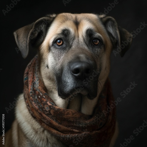 Turkish Kangal Dog, Animal Portrait