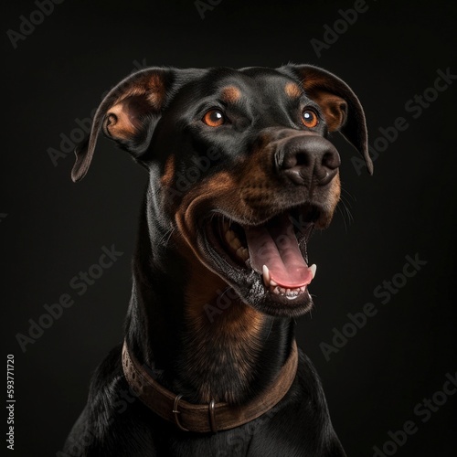 Doberman Dog, Animal Portrait