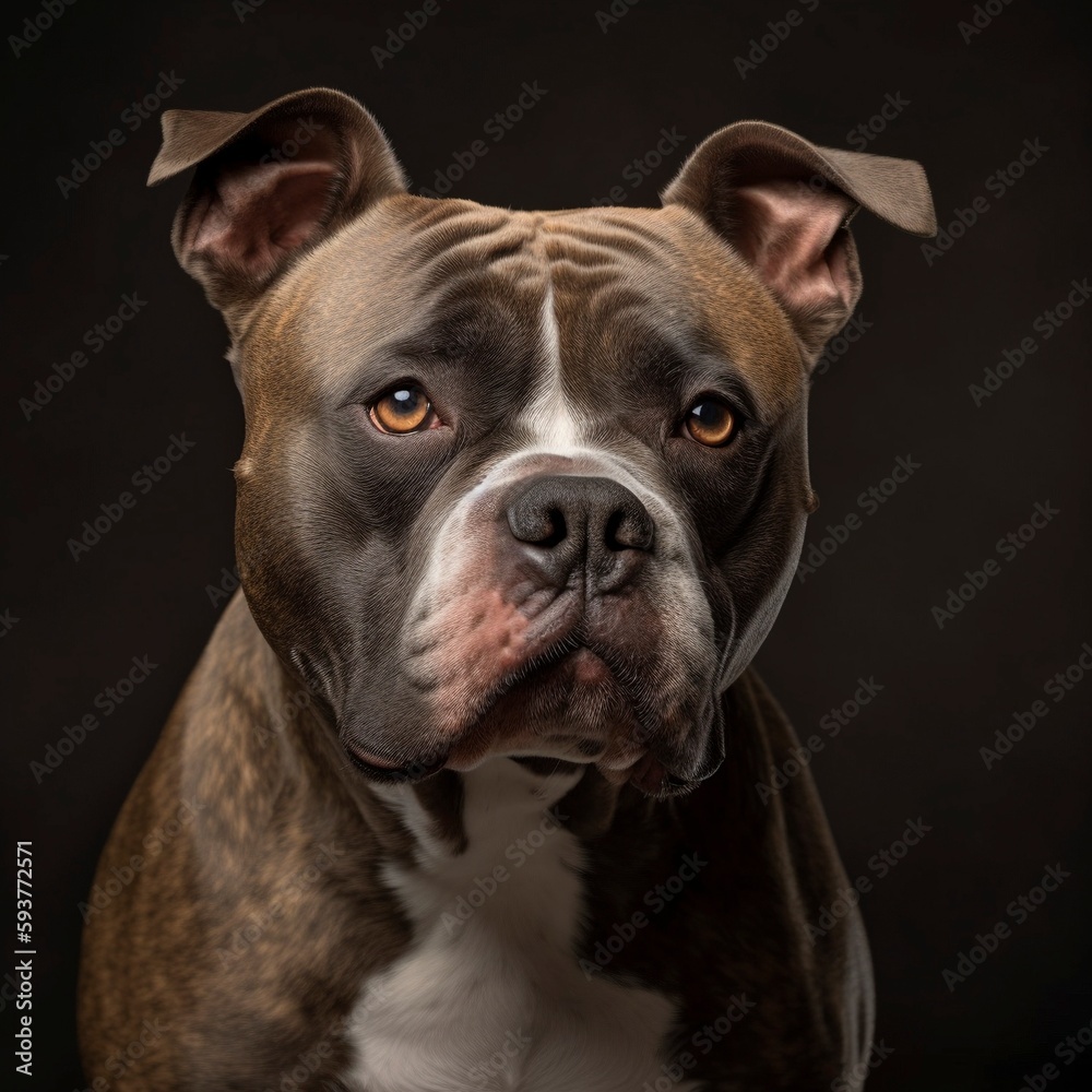 American Bully Dog, Animal Portrait