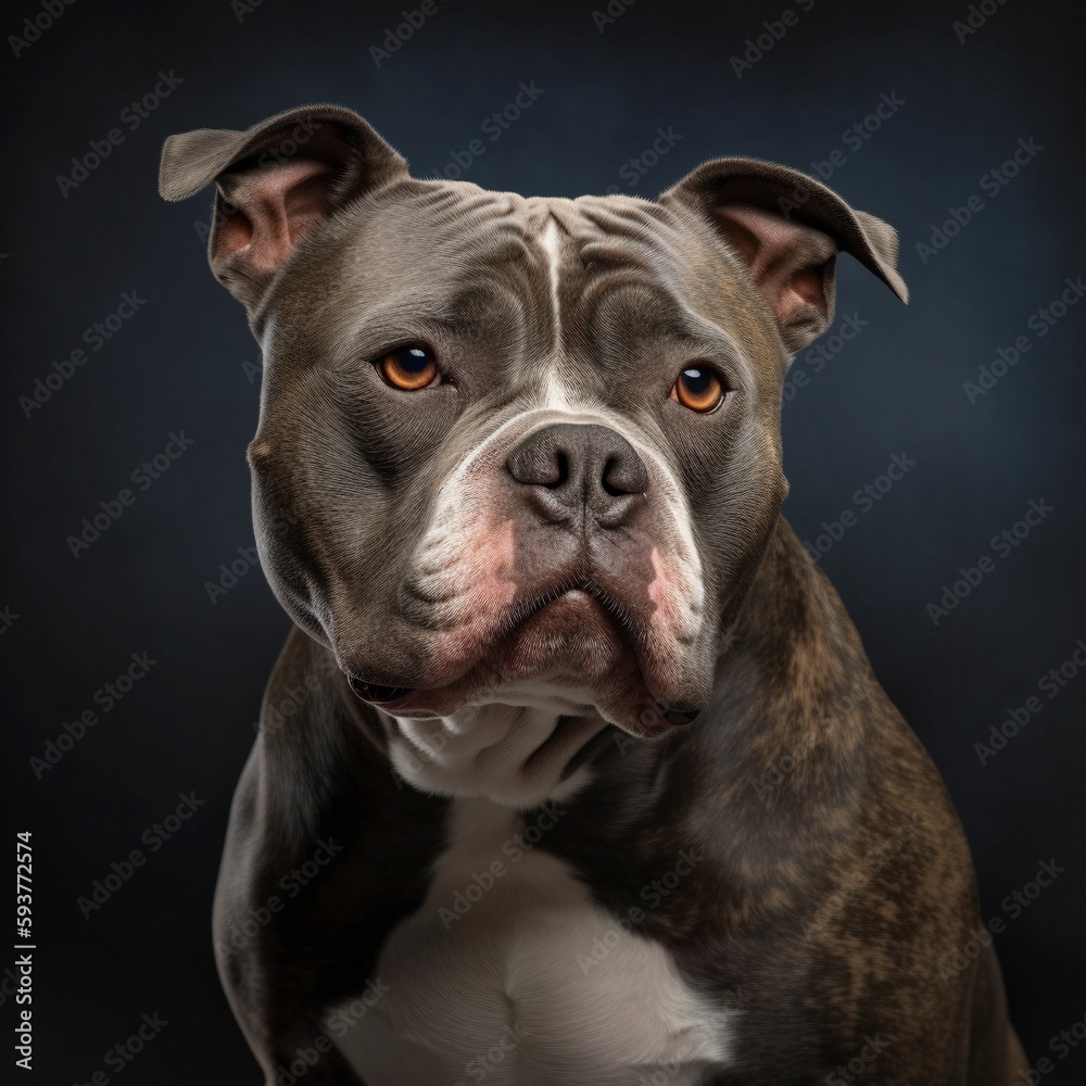 American Bully Dog, Animal Portrait