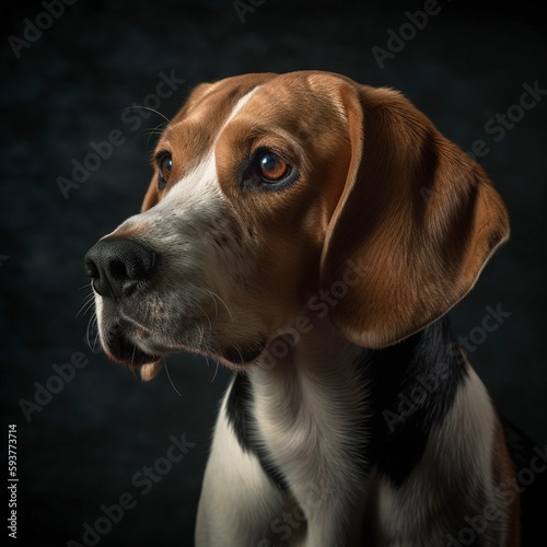 Beagle Dog, Animal Portrait