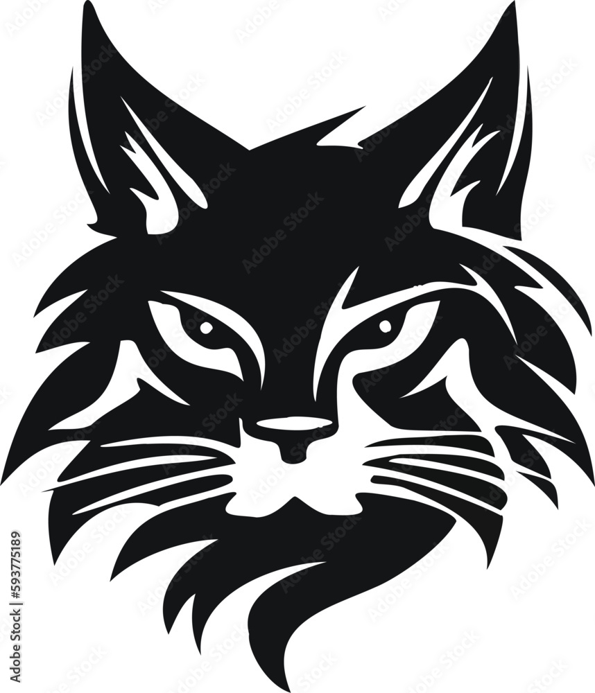 Obraz premium The Esports Cat Head Logo