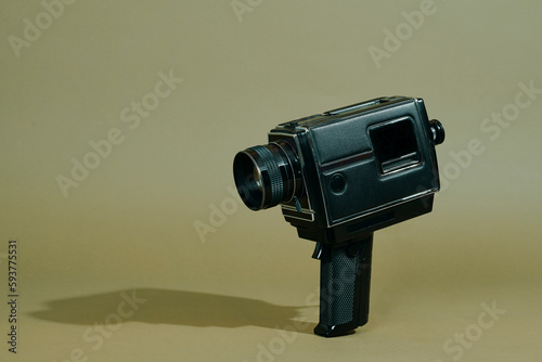 old film movie camera photo
