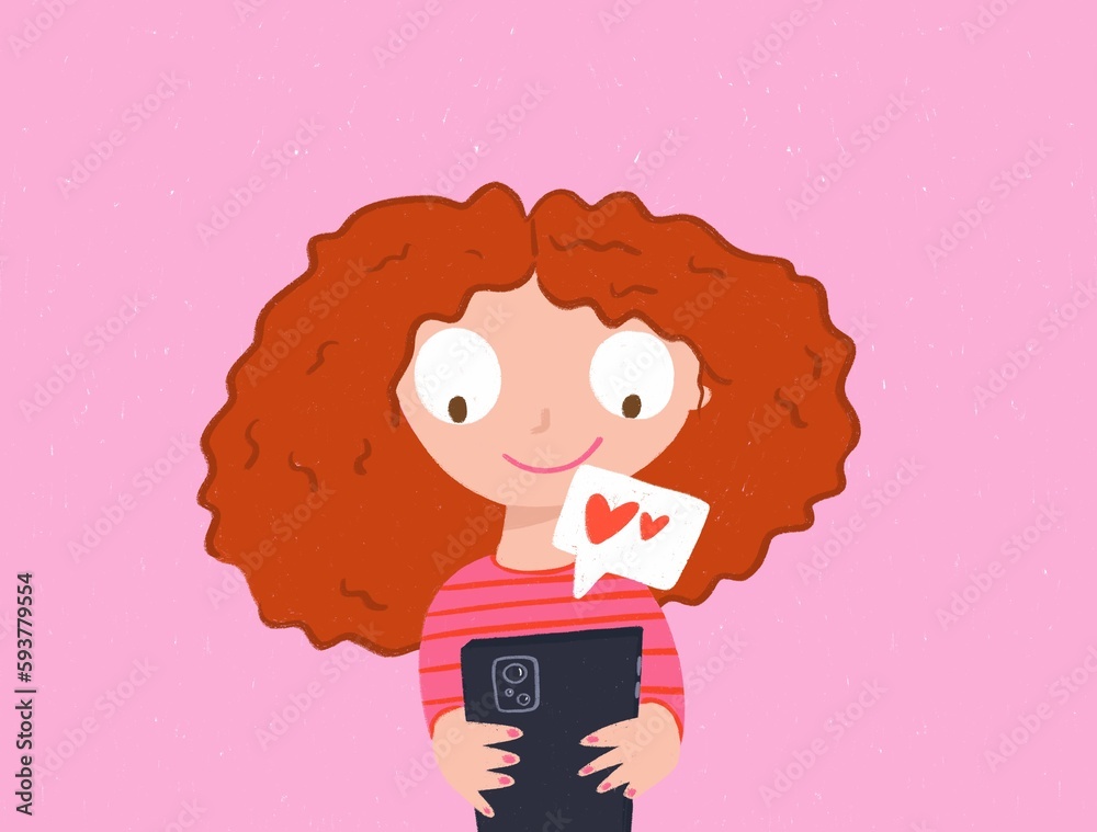 © Gemma can fly/Stocksy - Happy woman online relationships dating love mobile