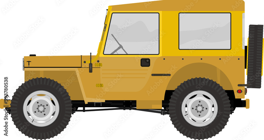 Off-road car.
Off-road car.