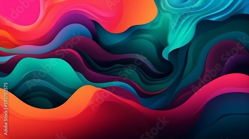 Liquid color background design