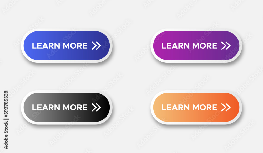 Learn more vector buttons for websites and apps. Learn more vector illustrations Learn more vector buttons for websites and apps. Learn more vector illustrations