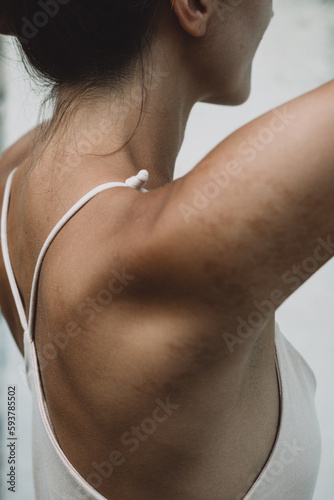 Wallpaper Mural Woman in the summer twilight Torontodigital.ca