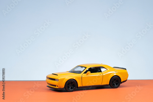 A car model on white background 