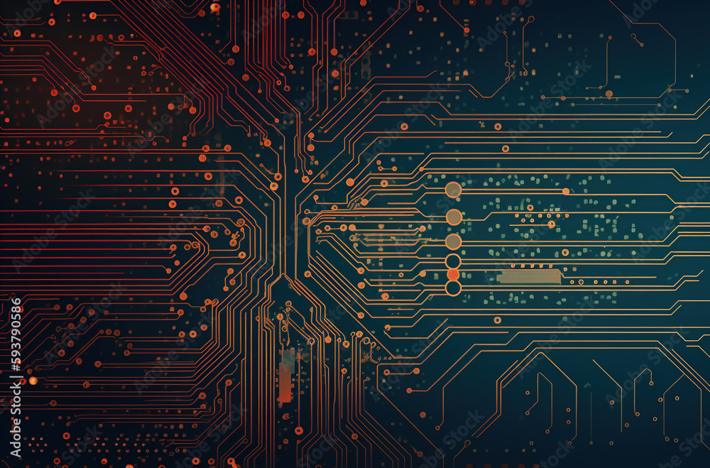 High tech technology background Generative AI
High tech technology background Generative AI