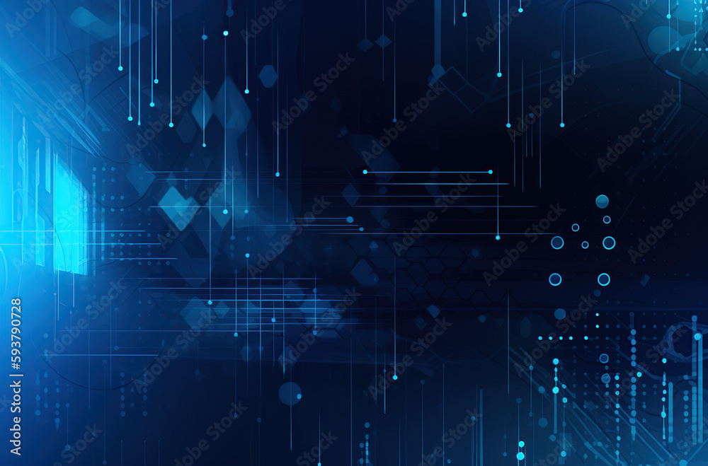 High tech technology background Generative AI
High tech technology background Generative AI