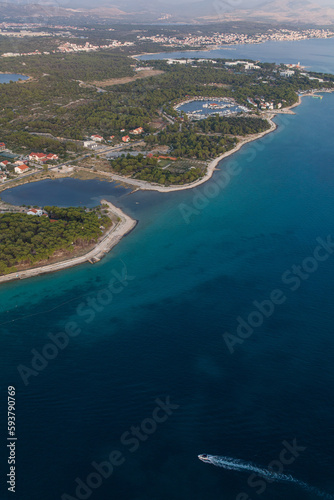 aerial view of the adriatic coastline © mariusz szczygieł