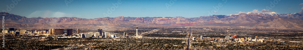 Panoramic View of Las Vegas