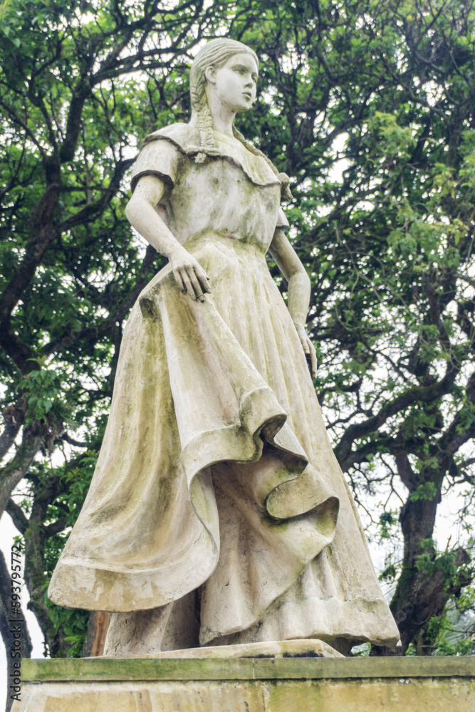 Old stone sculpturte culture Colombia