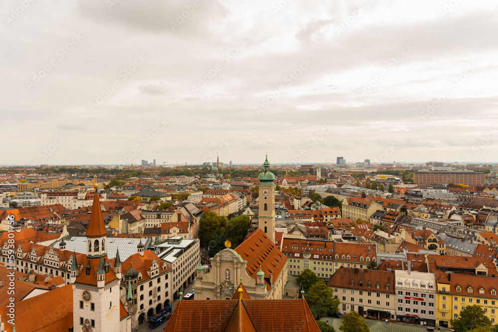 Munich City panoramic landscape