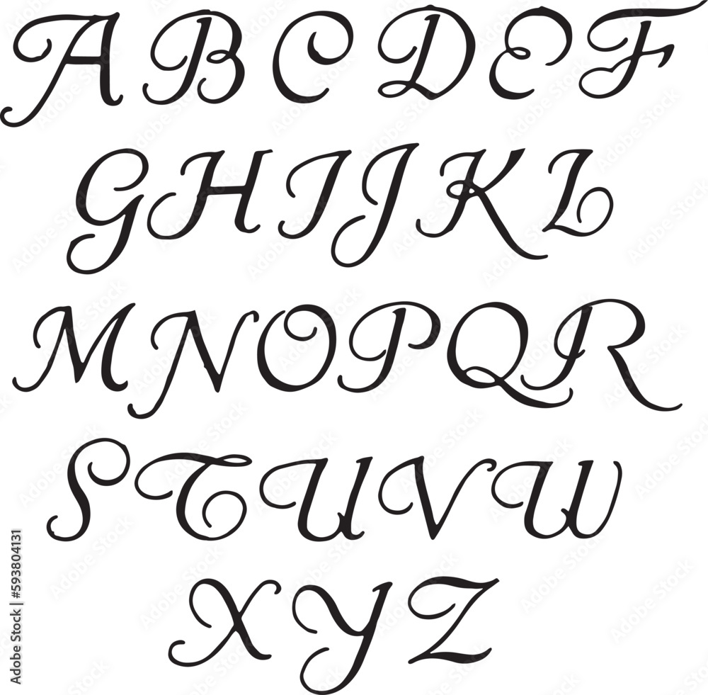 Penwork R.K.Cowtan alphabets - ABC letters Penwork R.K.Cowtan alphabets - ABC letters
