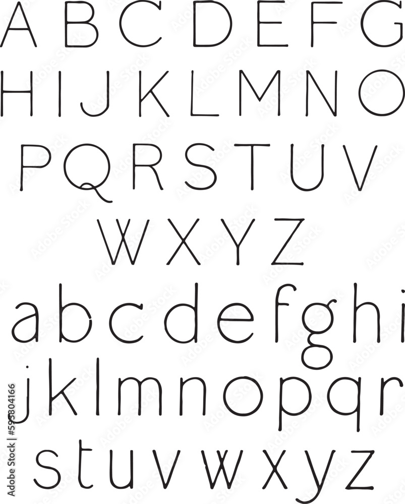 Skeleton alphabets - ABC letters Skeleton alphabets - ABC letters