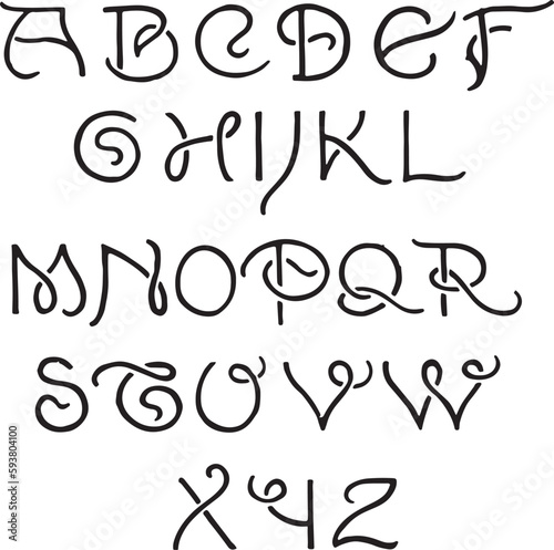 L.F.D alphabets - ABC letters